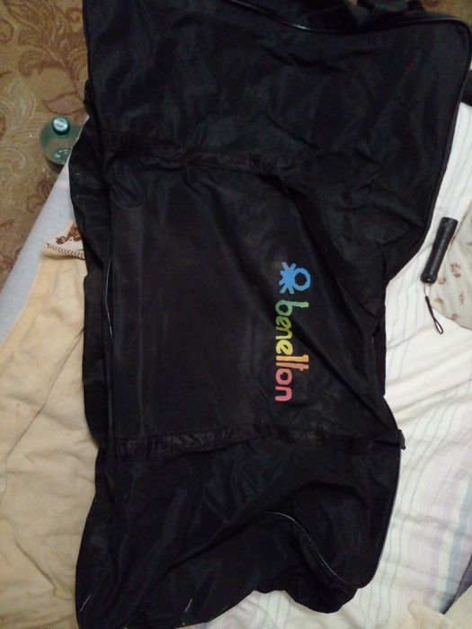 Винтажная итальянская сумка -баул на колесиках