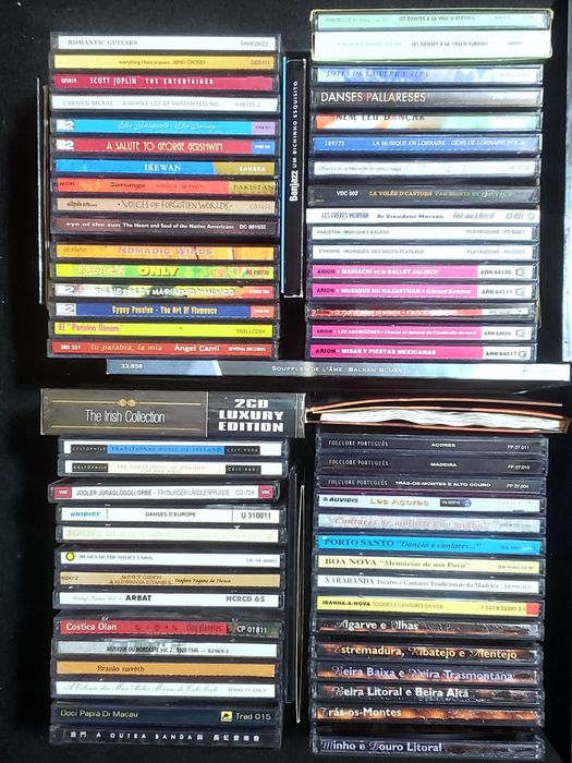 Música tradicional, clássica, jazz/americana