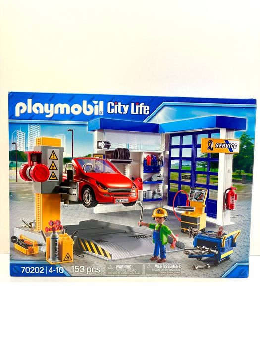 Playmobil 70202 Warsztat samochodowy Mechanik serwis samochodowy