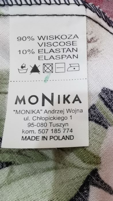 Elegancka bluzka koszulowa w kwiaty Monika
