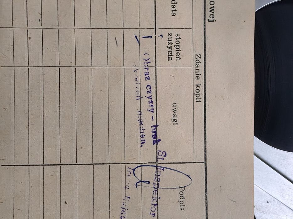 Stara taśma filmowa 35/16 mm z filmem 'Gdańsk'