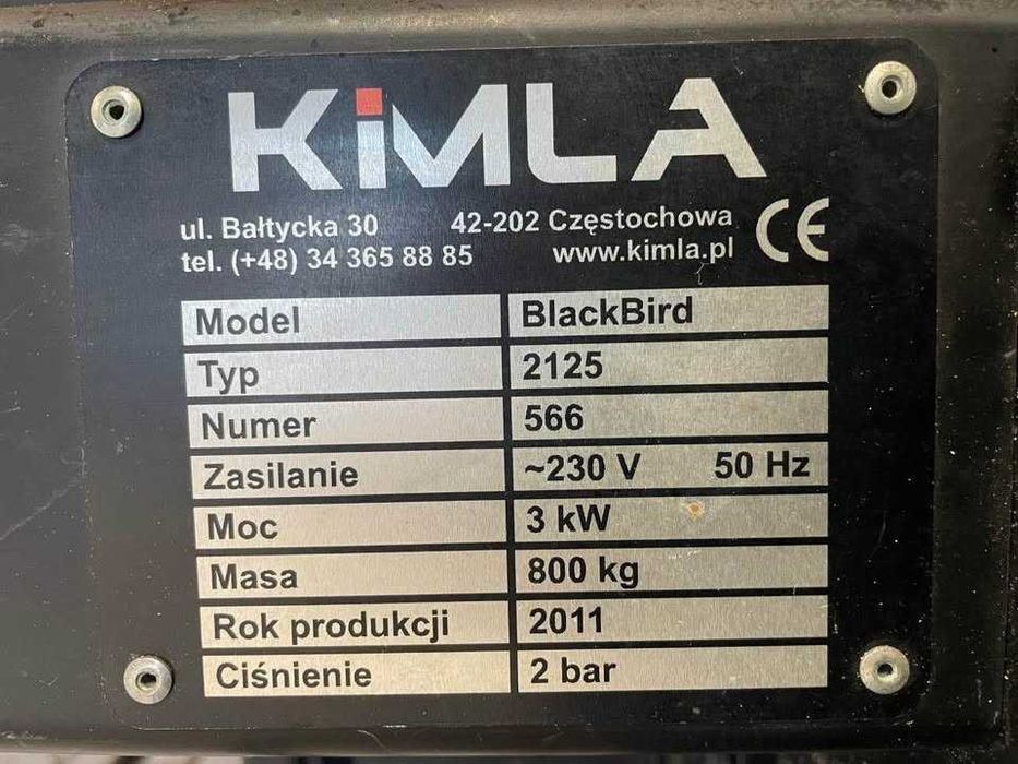 Frezarka CNC Kimla BlackBird 2125