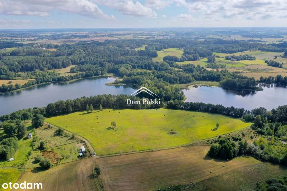 Mazury - Działki z linią brzegową jeziora - Gąski - More