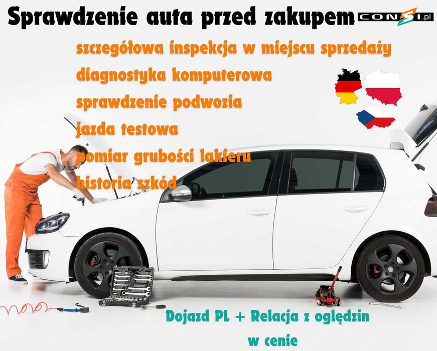 Sprawdzenie auta przed kupnem w 24h od 39 zł | Pomoc w zakupie |PL+UE|