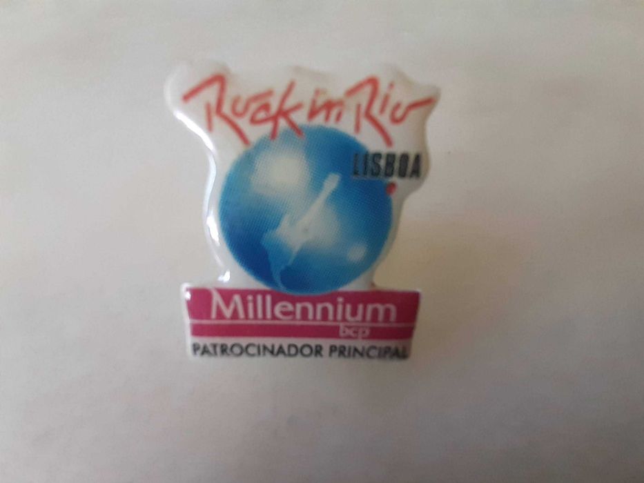 Pin rock in rio Lisboa, mbcp como patrocinador principal
