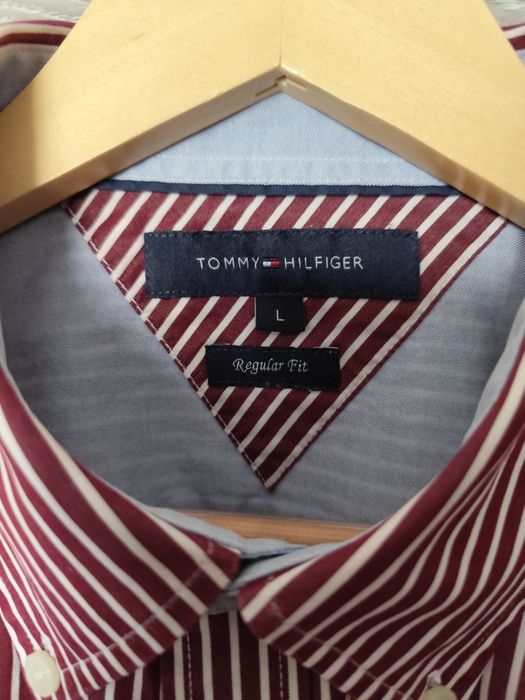 Koszula Tommy Hilfiger męska z długim rękawem rozm.L.