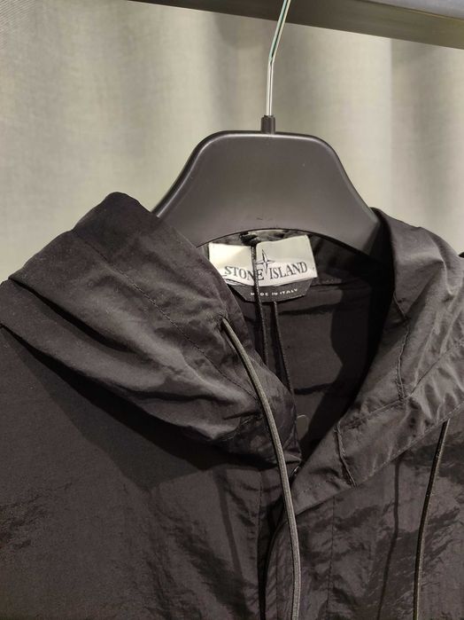 Куртка STONE ISLAND 12408 Hooded Overshirt Black SI0107-BK