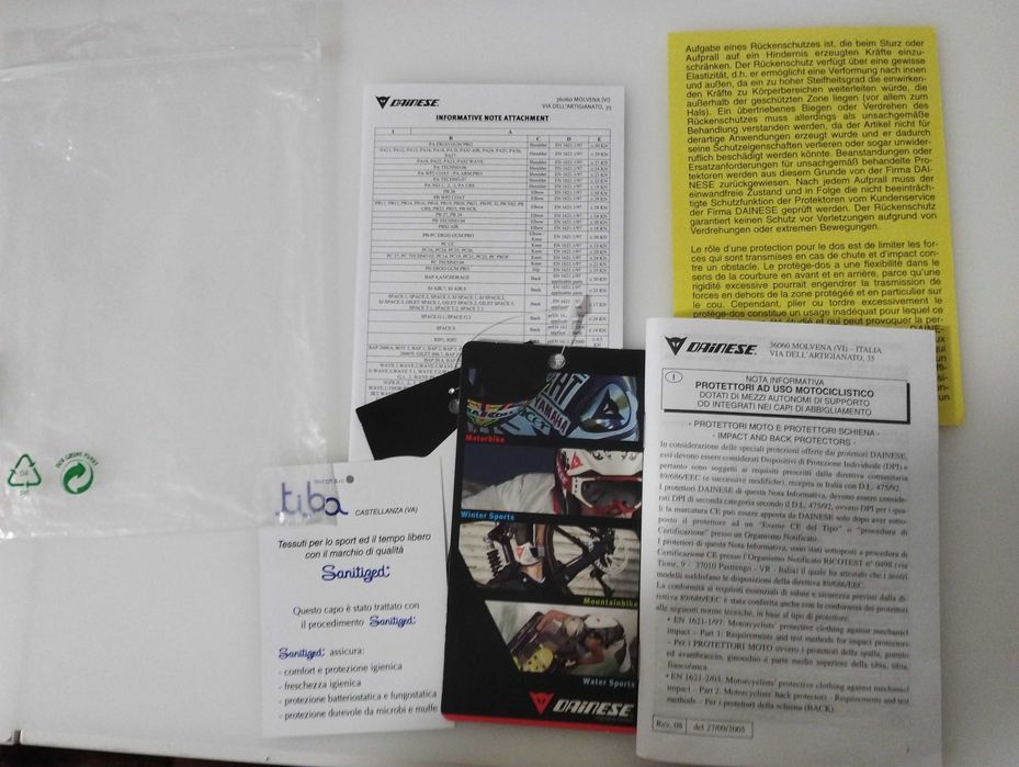 Casaco Dainese G. TRAX TEX