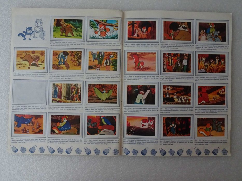 Caderneta de cromos Bana e Flapi - Disvenda - Falta 1 cromo