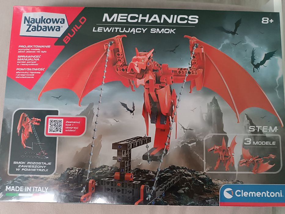 Klocki lewitujacy smok