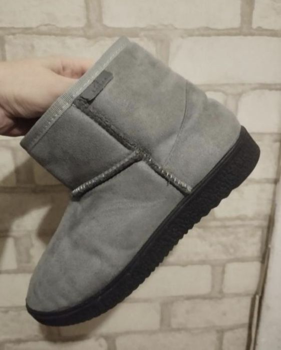 Зимние, серые  угги 36р