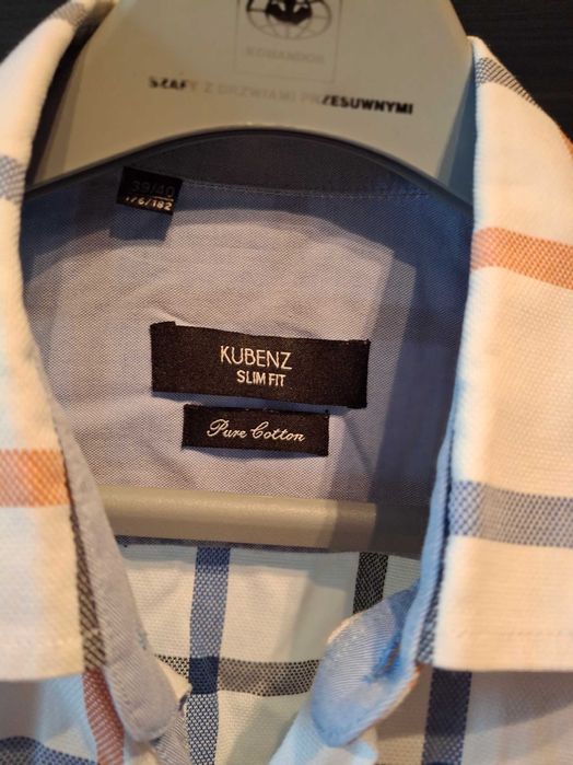 koszula Kubenz Slim fit krata bawełna