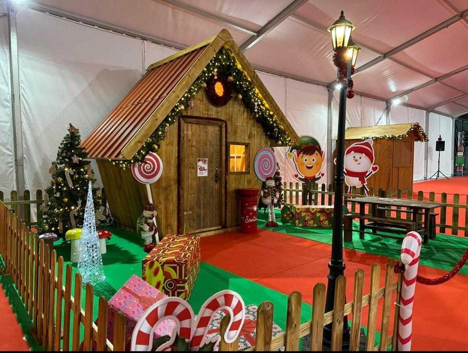 Casa do Pai Natal – Cenografia Premium de Exterior