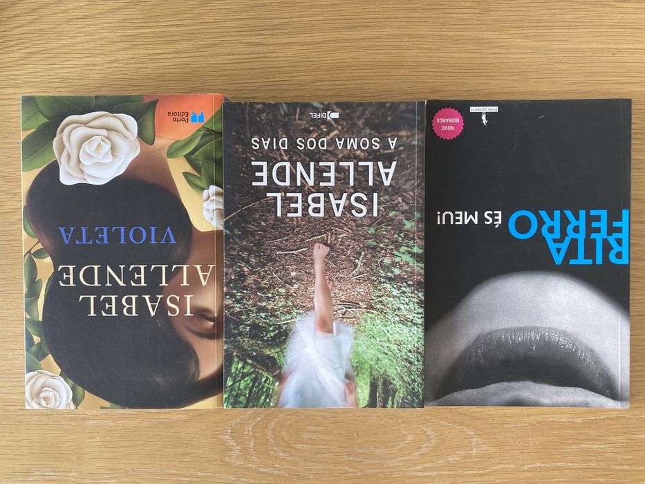 Livros Rita Ferro e Isabel Allende