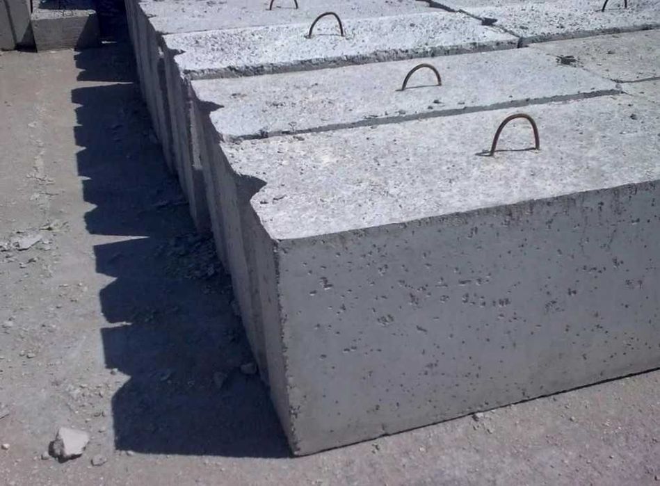 Газоблок/Шлакоблок/ФБС блок для фундаментів та несучих стін