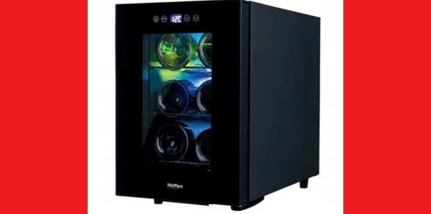 NOWA Lodówka na wino 30W pojemność 6 butelek - Hoffen - Warszawa OPIS!