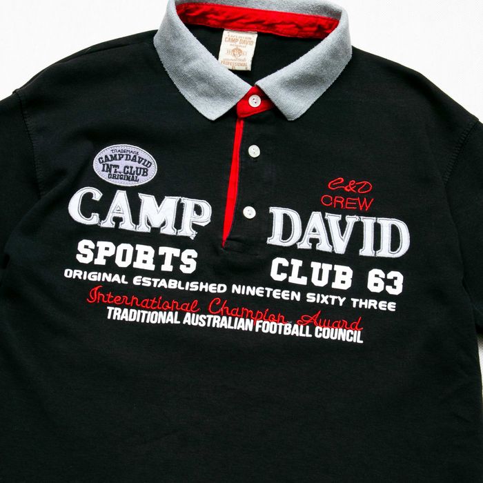Camp David koszulka polo z haftami L/XL slim