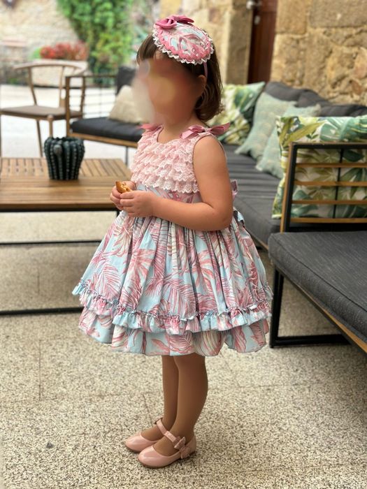 Vestido cerimônia menina (Conjunto)