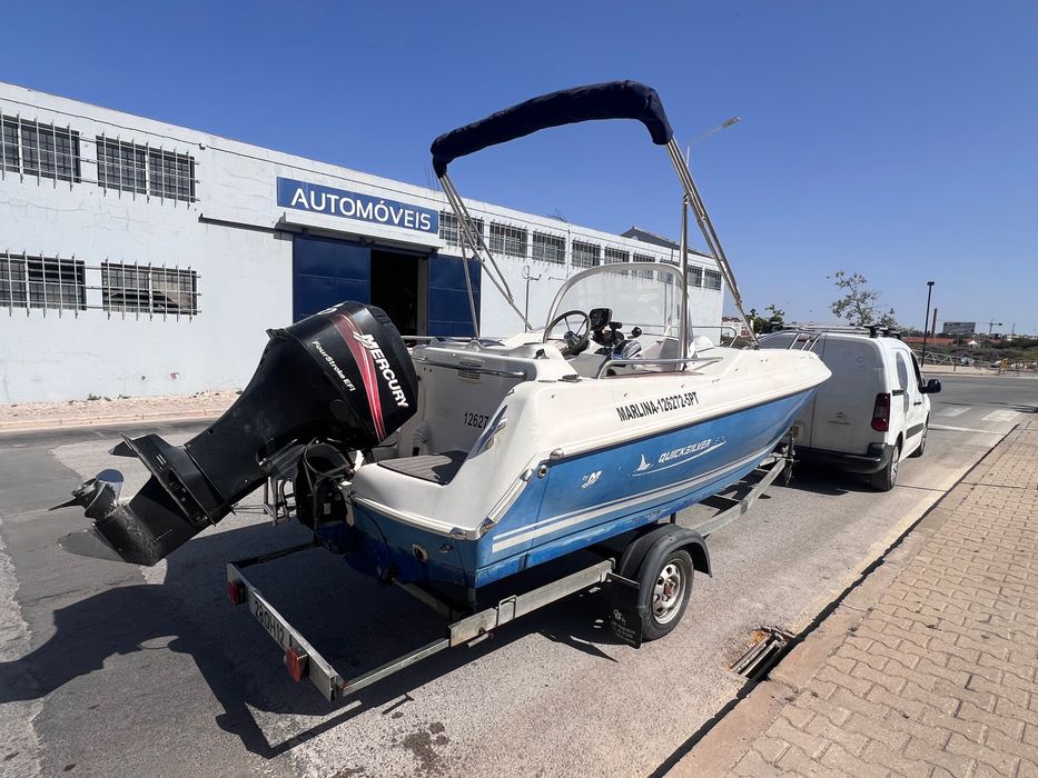 Barco QuickSilver 500 - motor 60hp Mercury