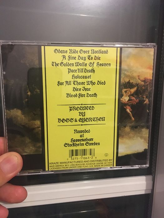 Cds Bathory -HammerHearth, Blood on ice, Blood Fire Death