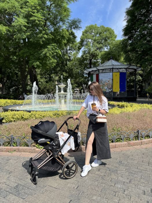 Комплект 3в1 Cybex Priam 4 Rose gold