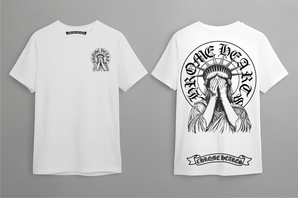 ‼️РОЗПРОДАЖ‼️ Футболка Chrome Hearts, хром хартс