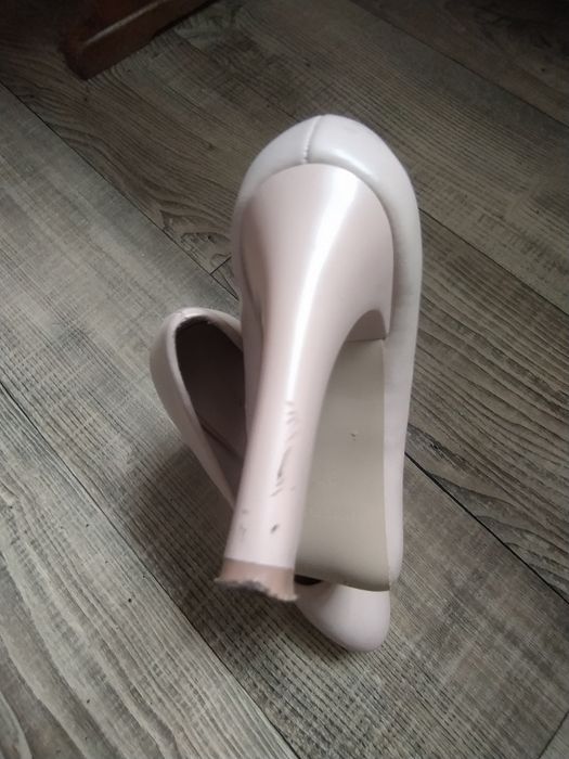 Buty damskie  kolor brudny róż