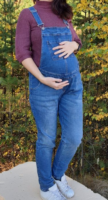 Комбінезон джинсовий для вагітних