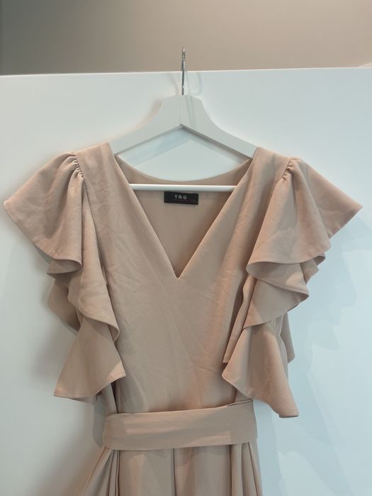 Длинное платье на выпускной, вечернее, на фотоссею розовое пудровое