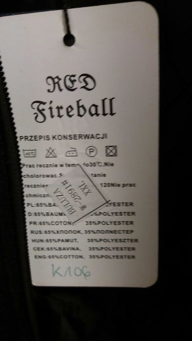 Kurtka męska bluzokurtka XL czarna nowa z metką