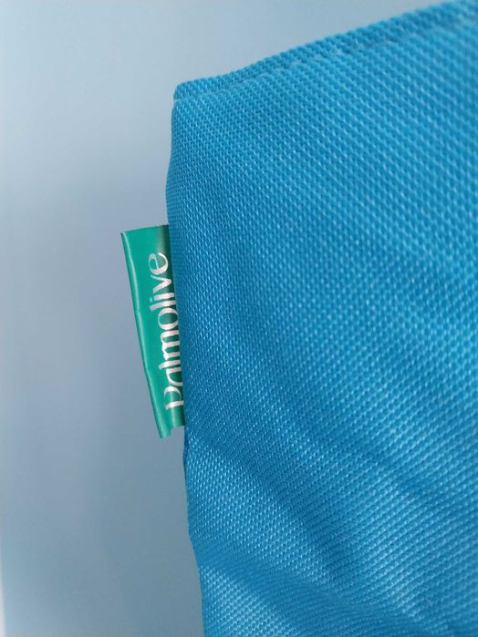 Saco de praia/Bolsa tiracolo azul com cavalo marinho