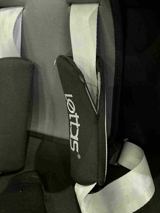 Fotelik samochodowy Lettas 360 0-36 kg ISOFIX szary