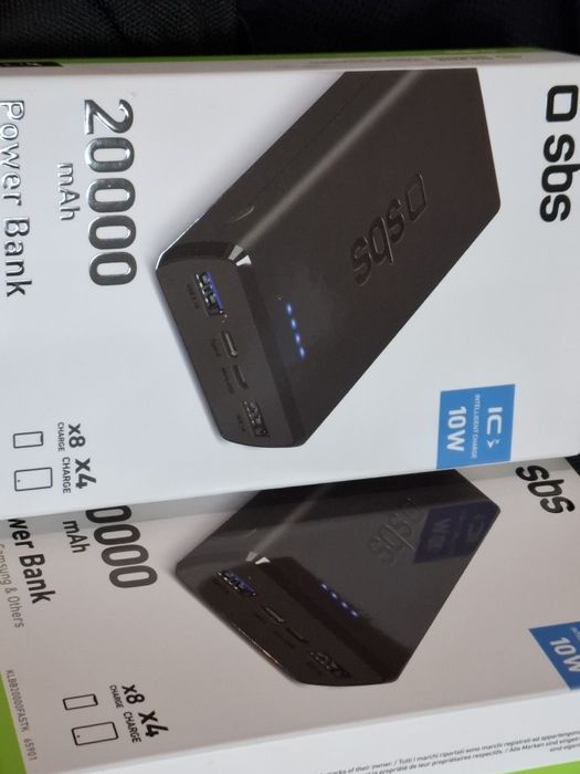 Додатковий акумулятор SBS 20000 mAh 10,5W