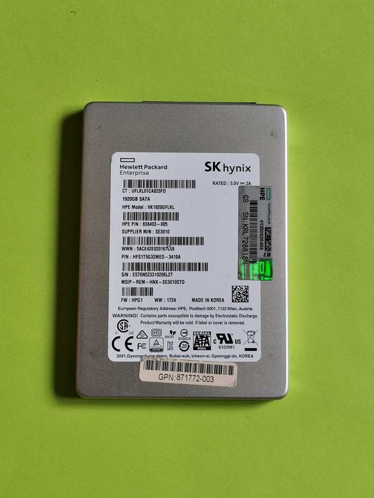 SSD 1920GB HyniX HewLett Packard Enterprise RI