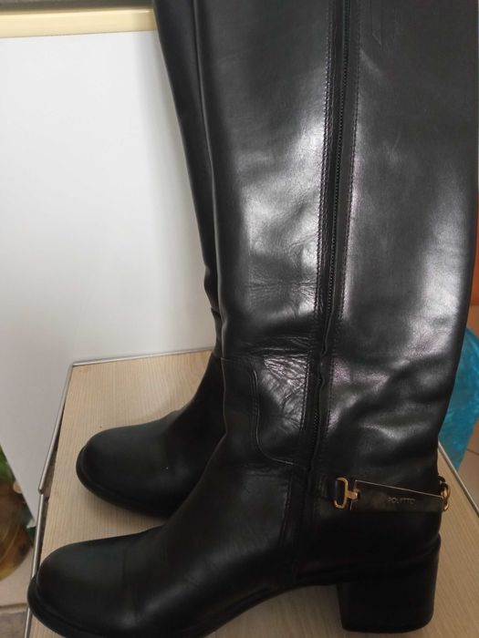 Чоботи жіночі, розмір 35-36, натуральна шкіра