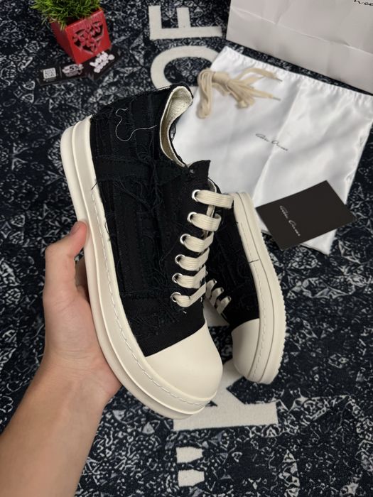 Кроссовки Rick Owens DRKSHDW Slashed Low / Shoes Rick Owens DRKSHDW Slashed Low