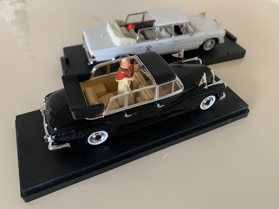 Pope Mercedes Limousine 2 generations  1/43