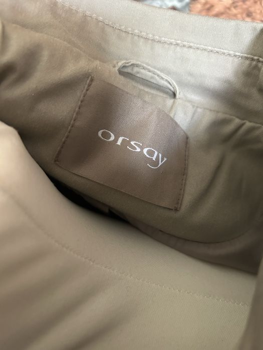 Płaszcz jesienny wiosenny lekki beżowy M Orsay