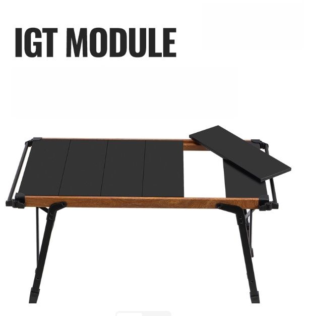 Портативний алюмінієвий розкладний стіл IGT для кемпінгу