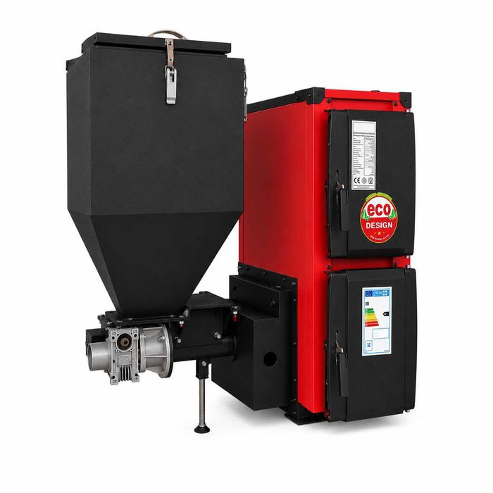 Kocioł TECHNIX PELL-EKO 12 kW – piec typu 2w1 na pellet i paliwo typu groszek