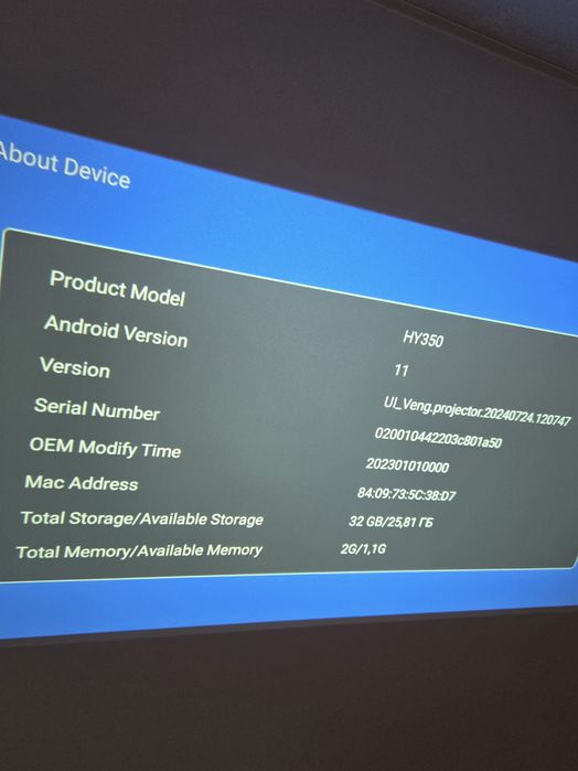 Magcubic HY350 PRO ver. 1 2/32 gb