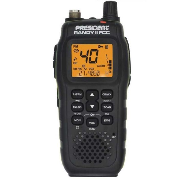 President Randy III CB radio przenośne ręczne ASC
