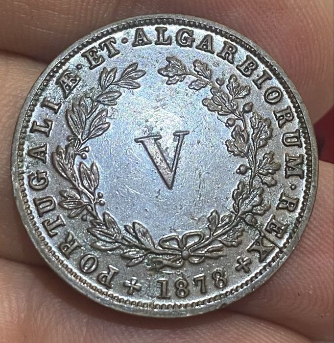 Moeda  521 - V Reis D LUIS I - 1878