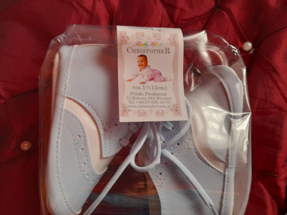 Komplet na chrzest rozm. 74