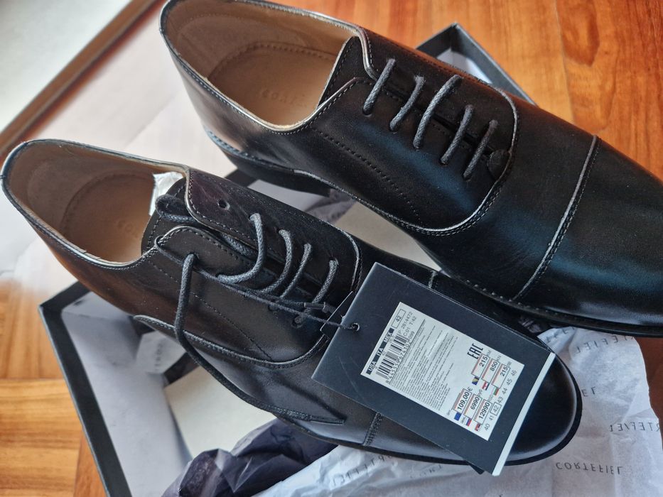 Sapatos Cortfiel Homem 42 Pretos NOVOS