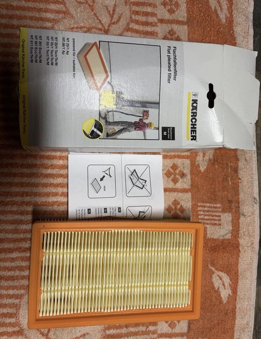 Nowy filtr odkurzacza Karcher