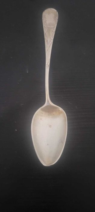 Colher Antiga em Prata Portuguesa Contrastada - 38g
