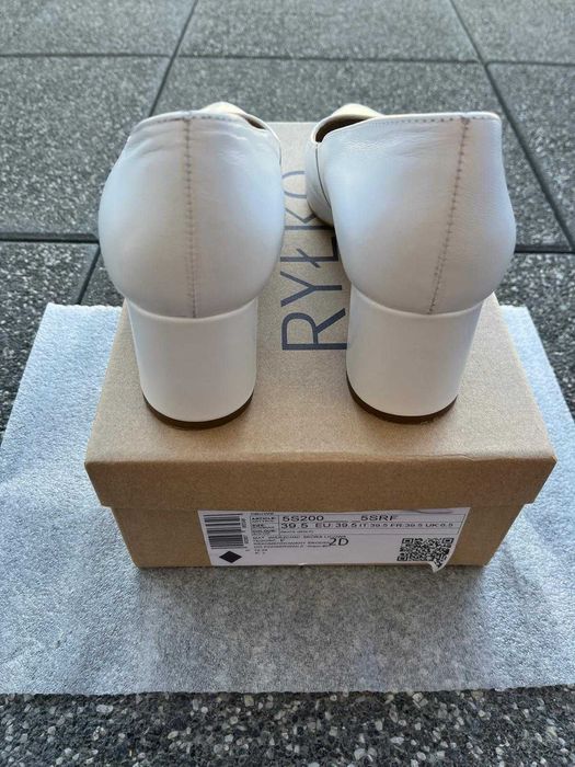 Buty ślubne, skórzane Ryłko