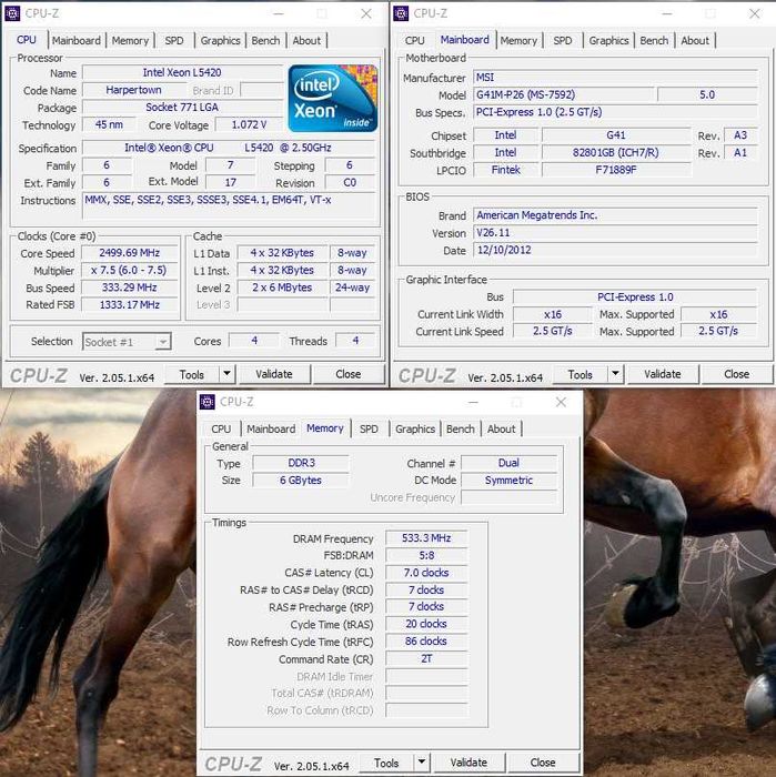 Системник 4 ядра Intel® Xeon® L5420/6 Gb DDR3/NVIDIA  GTS 450/500 Gb