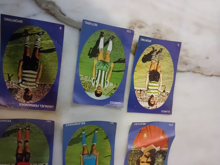 Conjunto de 8 Cromos 1980